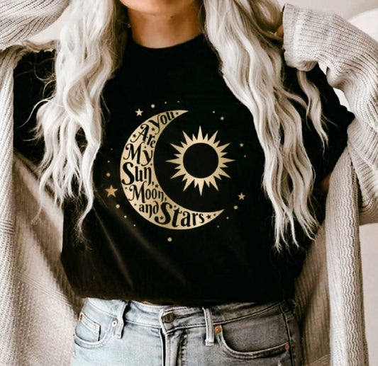 You Are My Sun Moon & Stars Tee