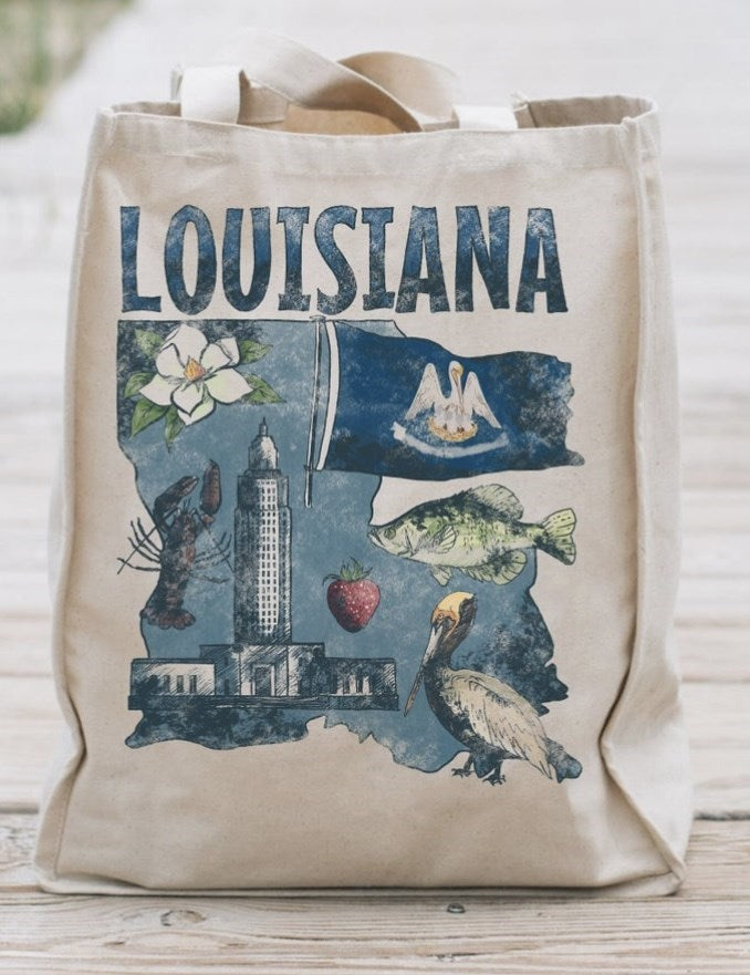 Louisiana Canvas Bag