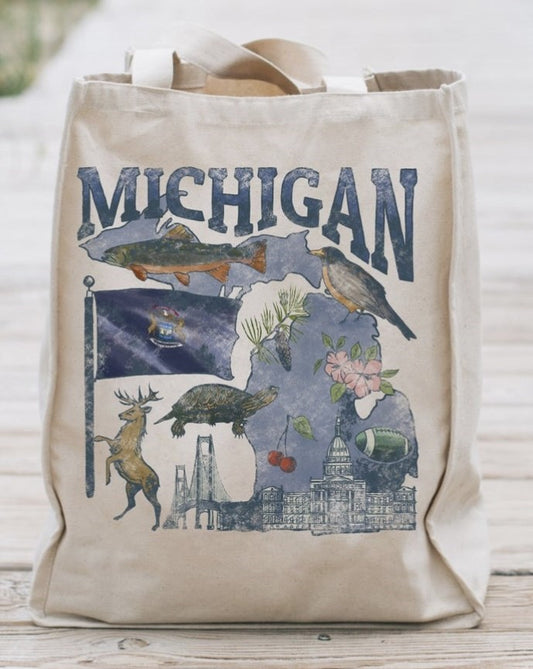 Michigan Canvas Bag