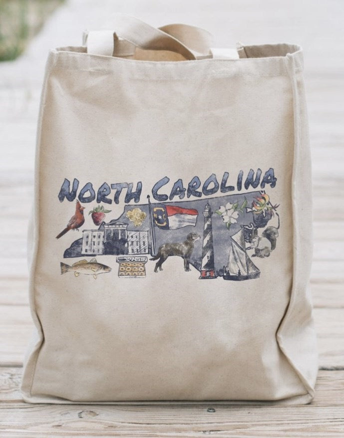 North Carolina Canvas Bag