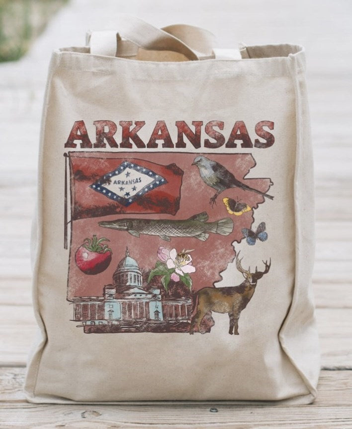 Arkansas Canvas Bag