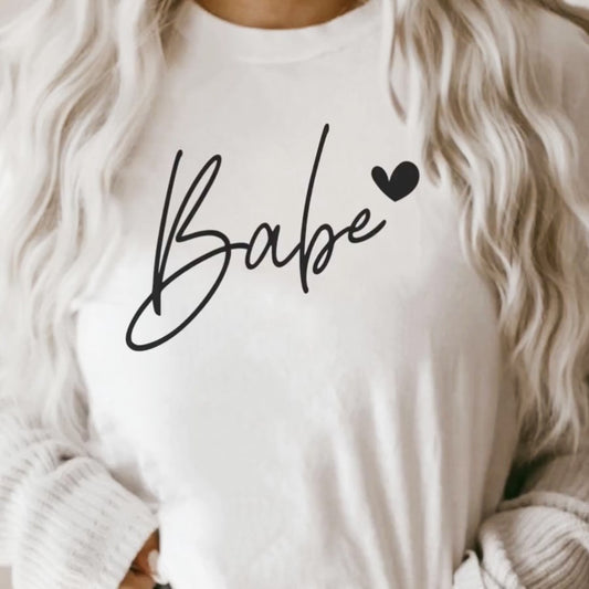 Babe With Heart Tee