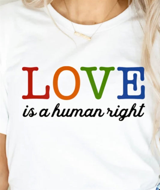 Love Is A Human Right Tee