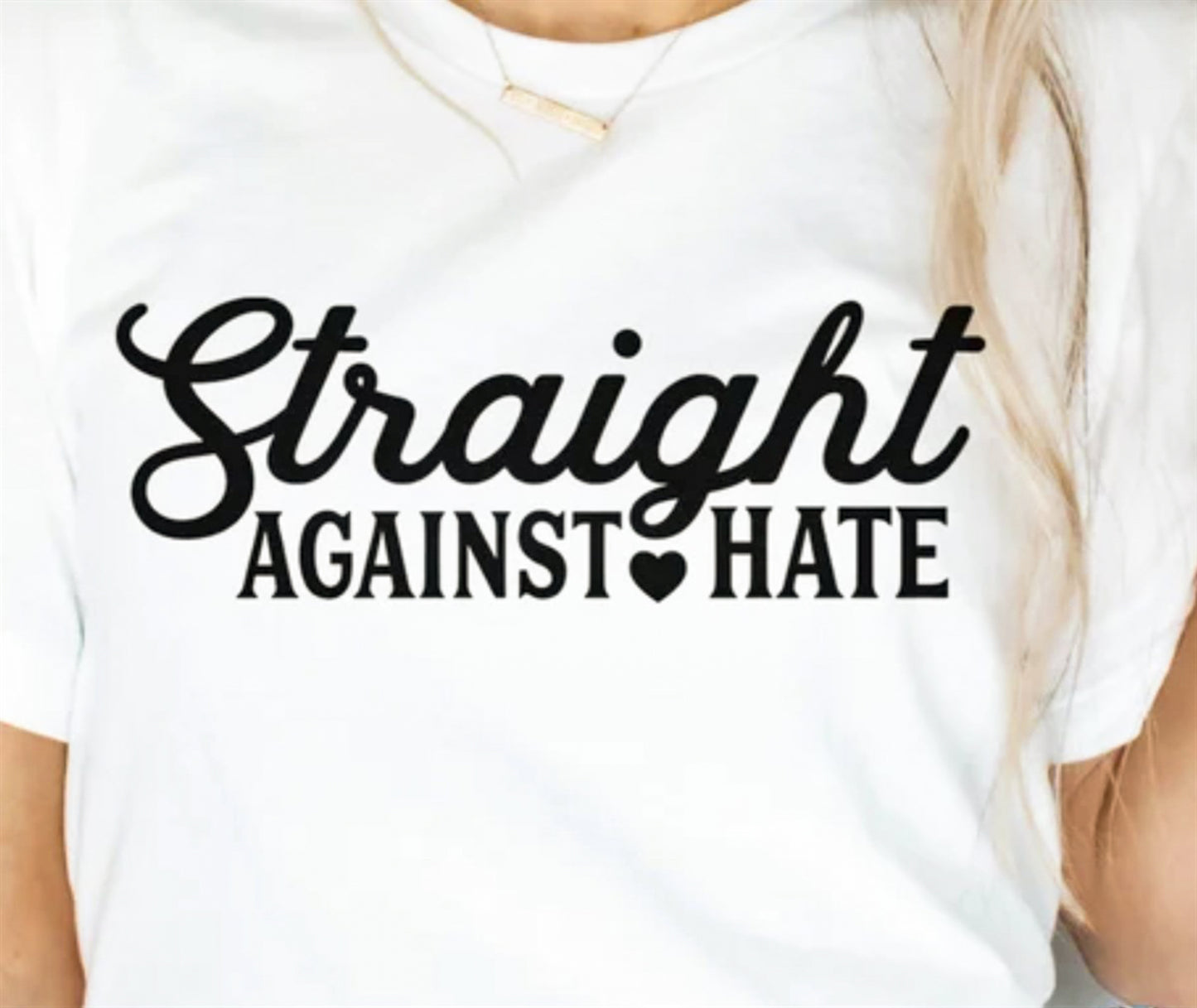Straight Against Hate Tee