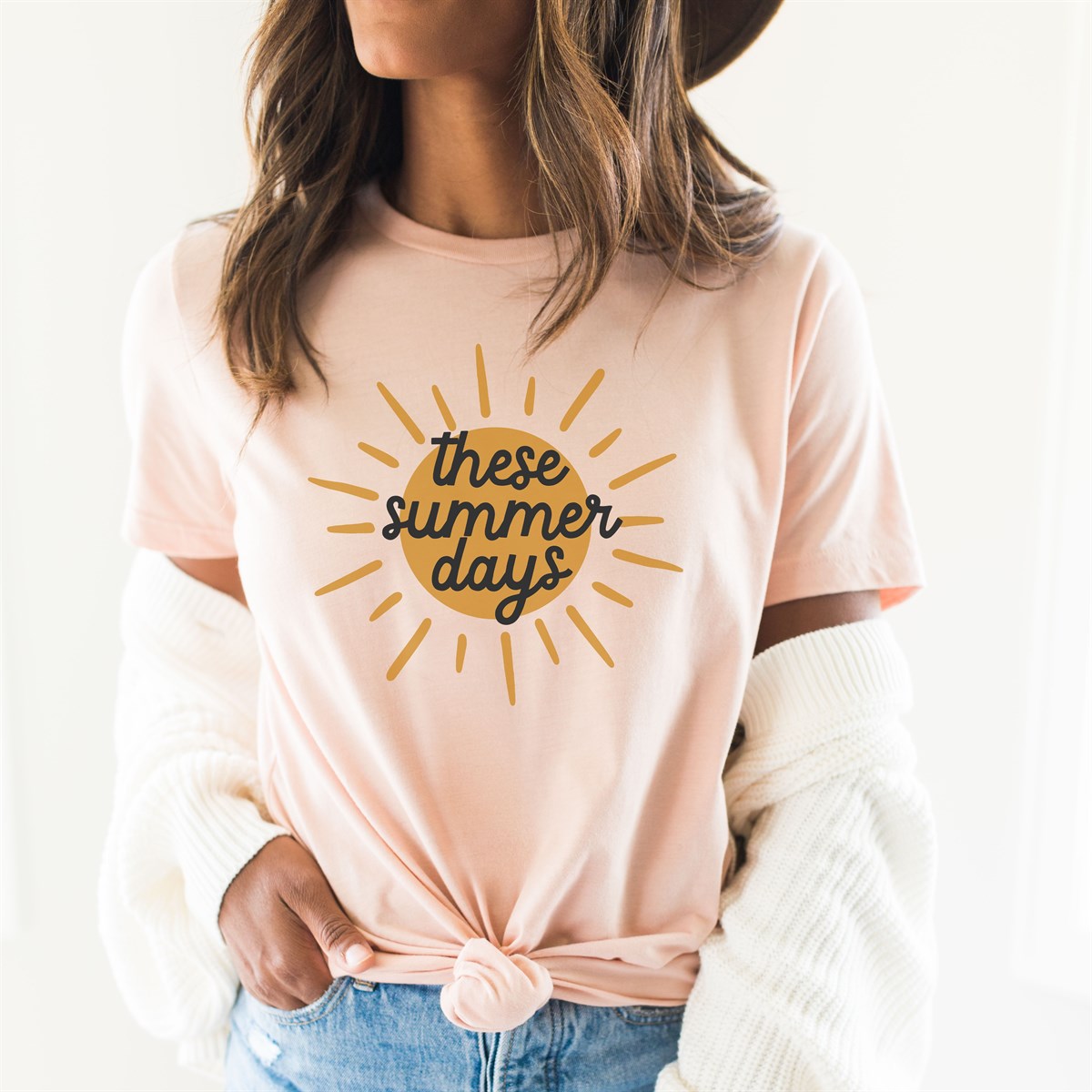 These Summer Days In A Sun T-Shirt or Crew Sweatshirt