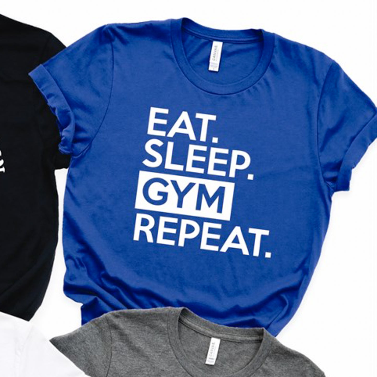 Eat Sleep Gym Repeat Tee