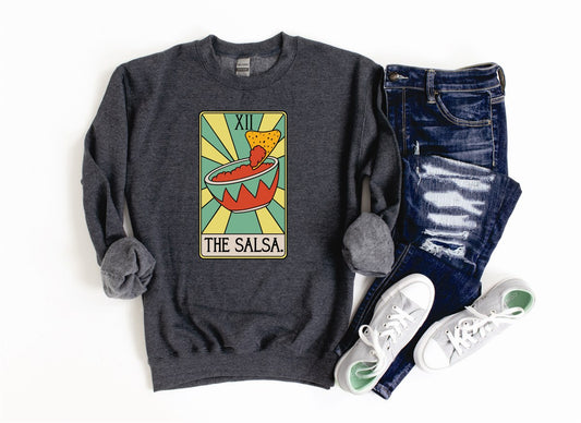 The Salsa Tarot Card Crew Sweatshirt