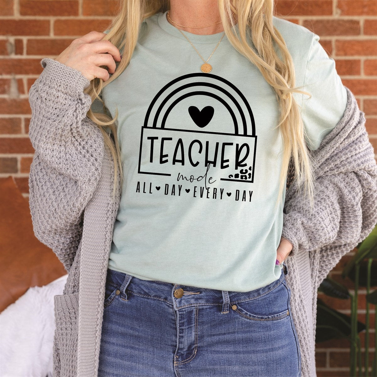 Teacher Mode All Day Every Day Tee