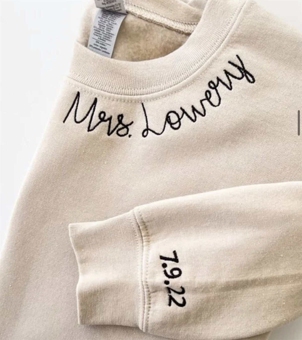 Embroidered Teacher Name/Year Sweatshirts