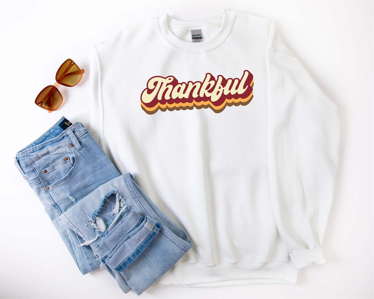 Thankful Retro Sweatshirt