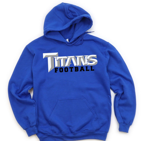 Titan Football Hoodie: Adult & Youth Sizes