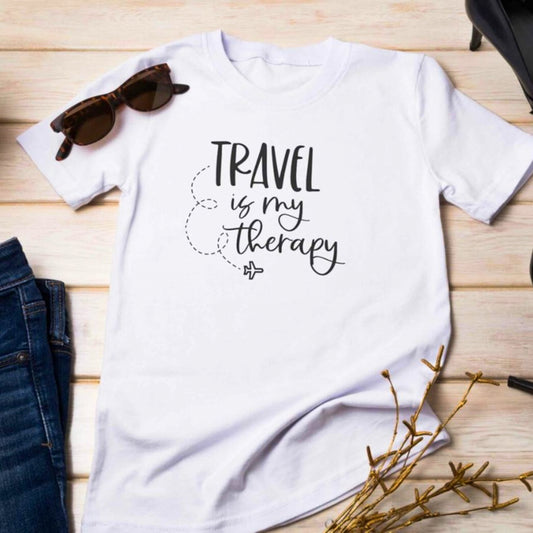 Travel Is My Therapy Tee
