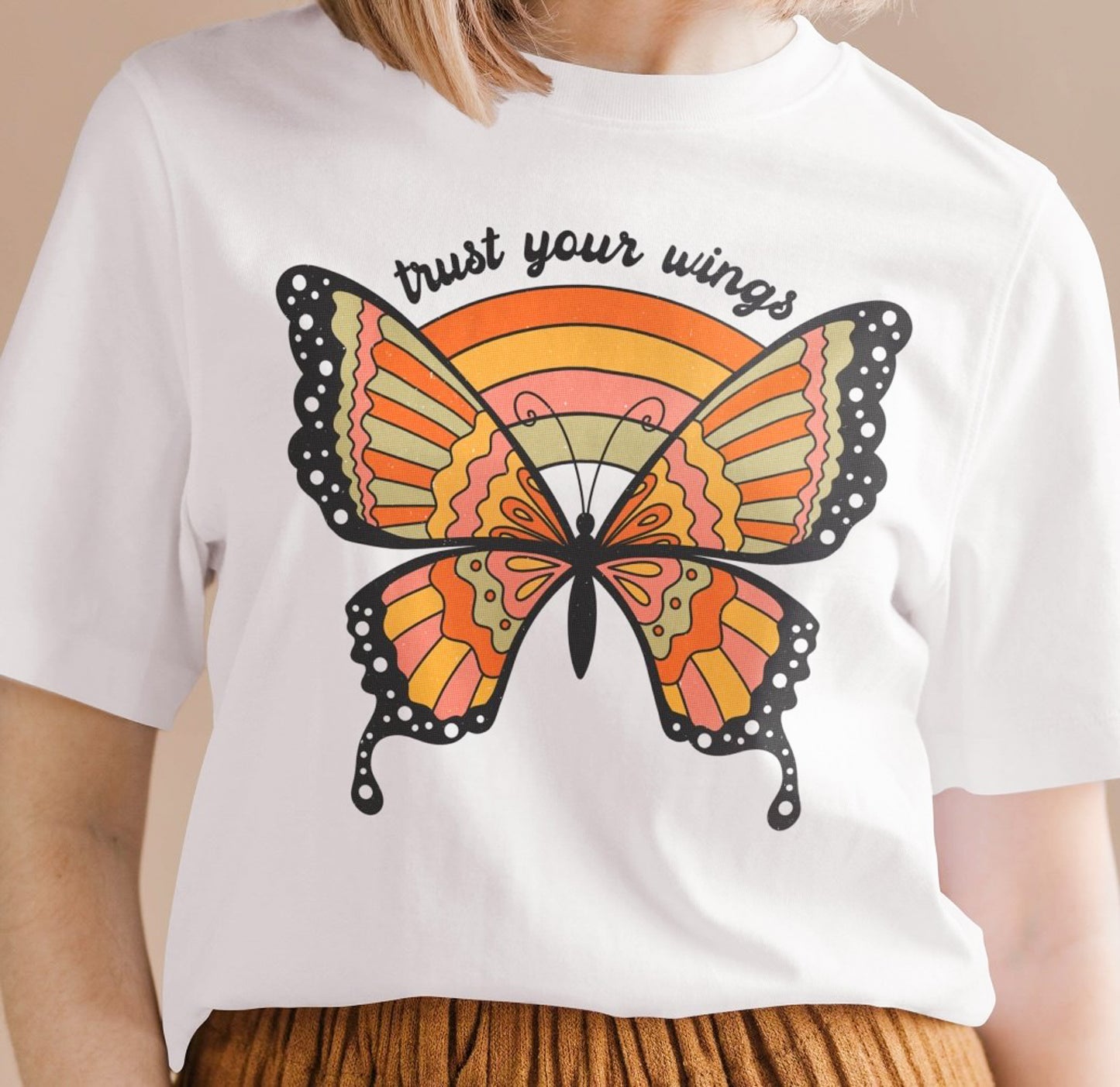 Trust Your Wings Butterfly With Tee