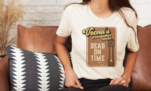 Vecna's Grandfather Clocks Dead On Time Tee