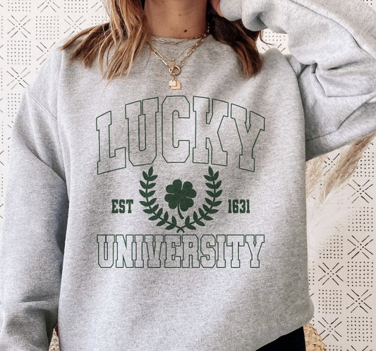 Lucky University Crew Sweatshirt