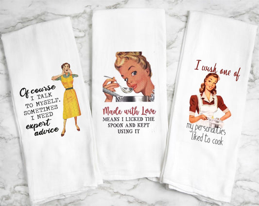 Vintage Housewife Towels | 2 Pack