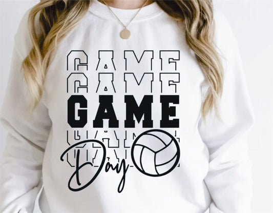 Game Day Volleyball Crew Sweatshirt