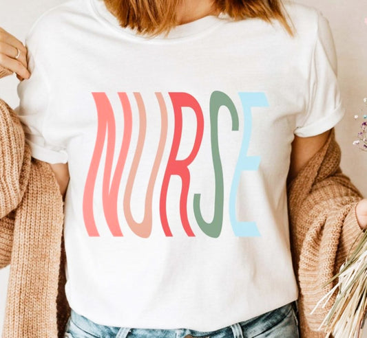Wavy Nurse Tee