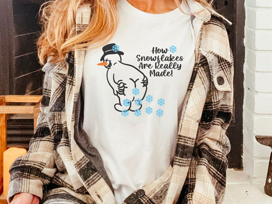 How Snowflakes Are Really Made Tee