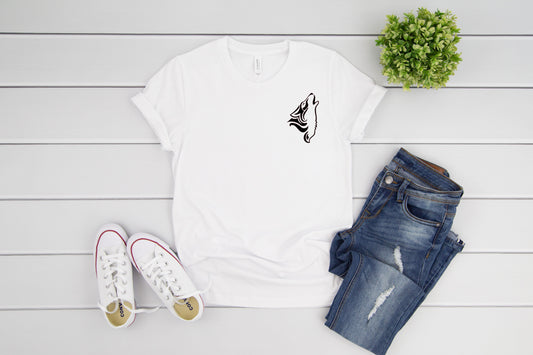 Wolf Pocket Logo Tee